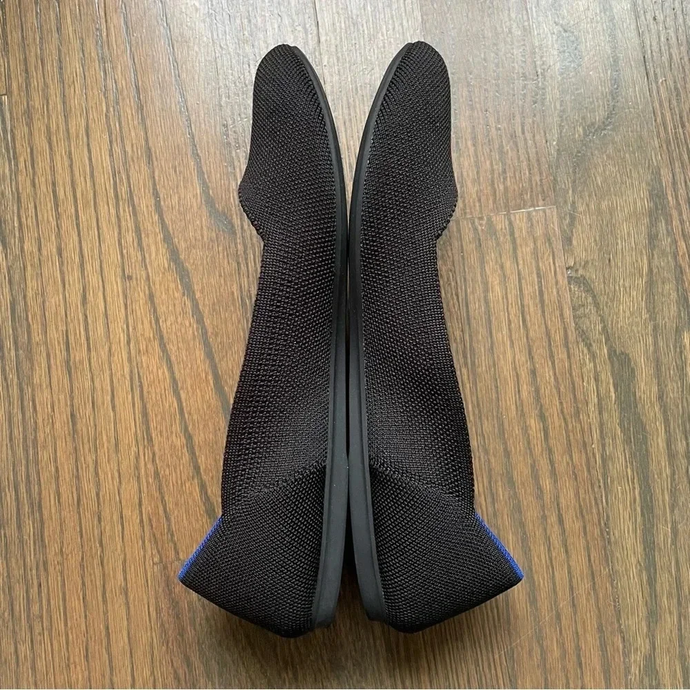 Rothy's Women’s The Flat True Black Round Toe - Size 9 - Picture 7 of 13